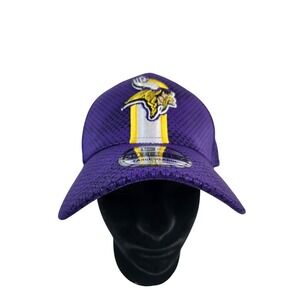 New Era Minnesota Vikings 39THIRTY Flex Fit Hat Large XL Purple NFL